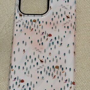 Iphone 14 Pro Max Cover - Alpine Skiing With Moose